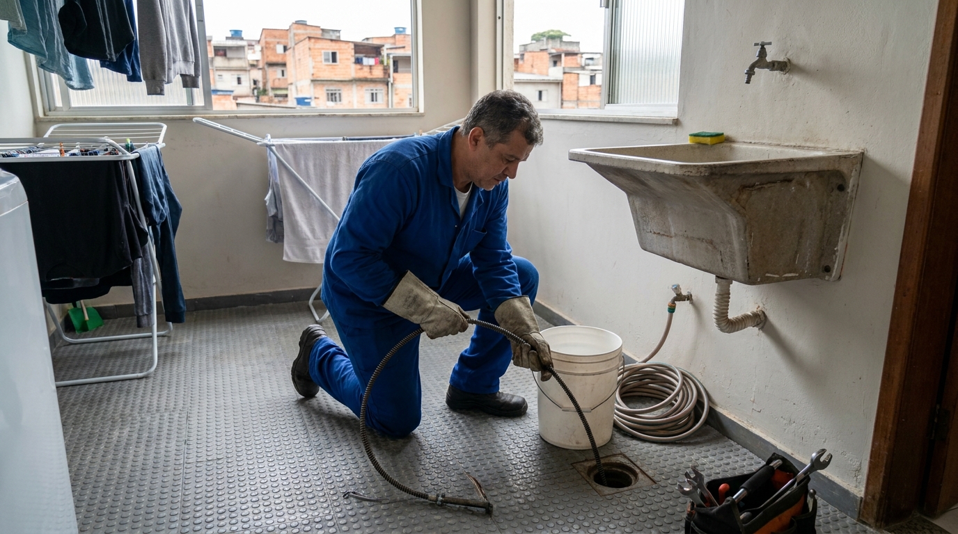Desentupimento de Ralos Externos no Ipiranga, Gravataí‑RS